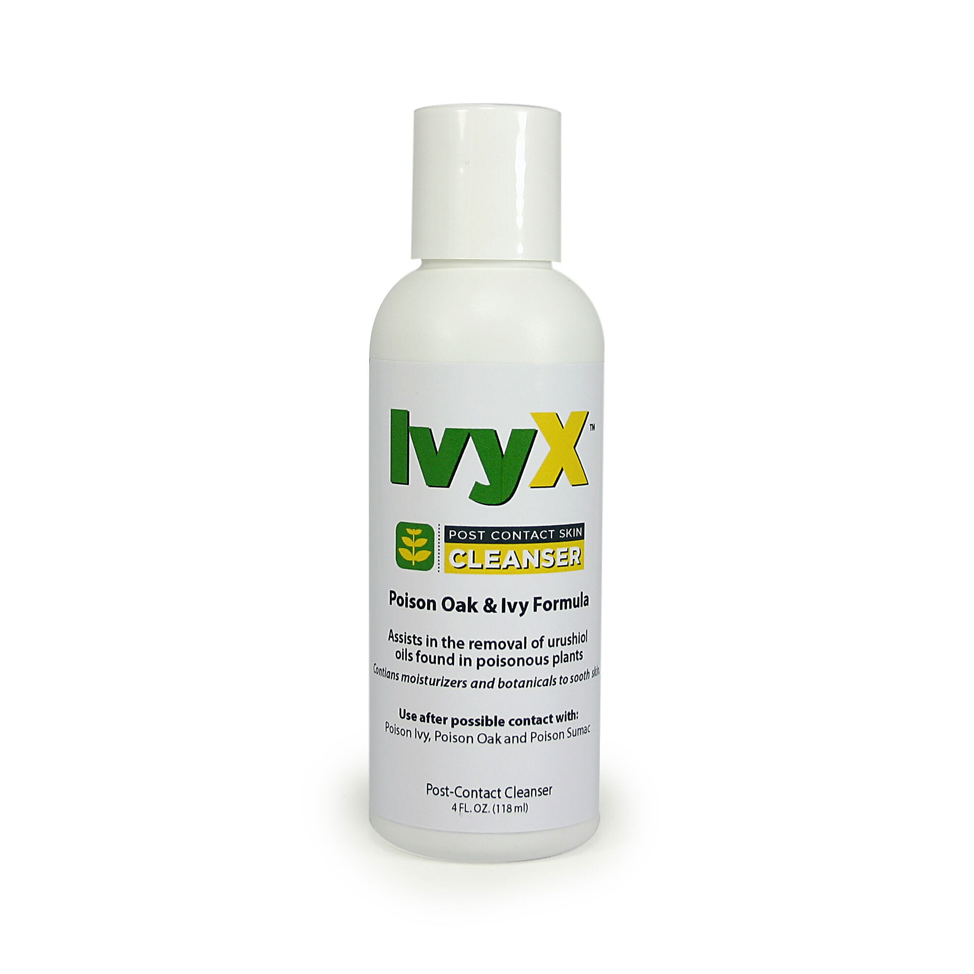 Aero Healthcare IvyX Post-Contact Cleanser — 4 Oz. Bottles, Case of 12, Model# 84666